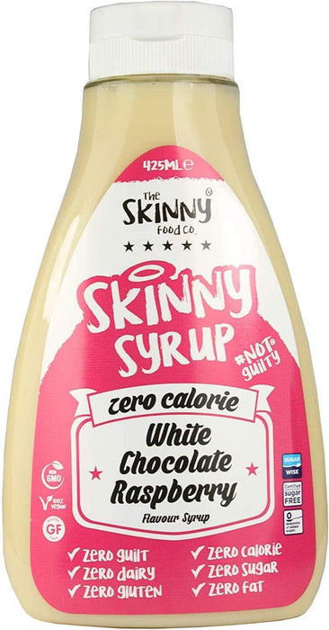 Skinny Syrup Zero Calorie White Chocolate Raspberry Sugar Free 425Ml (Case of 6)