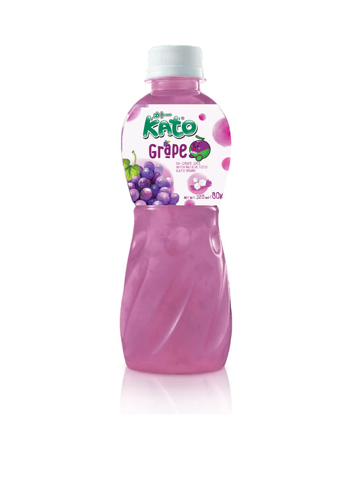 Kato Nata De Coco Grape Juice 320ml (Case of 24)