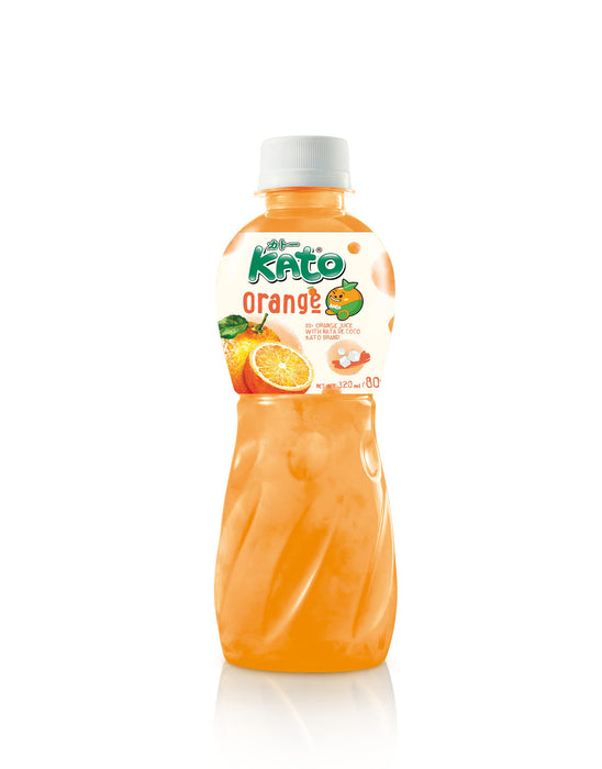 Kato Nata De Coco Orange Juice 320ml (Case of 24)