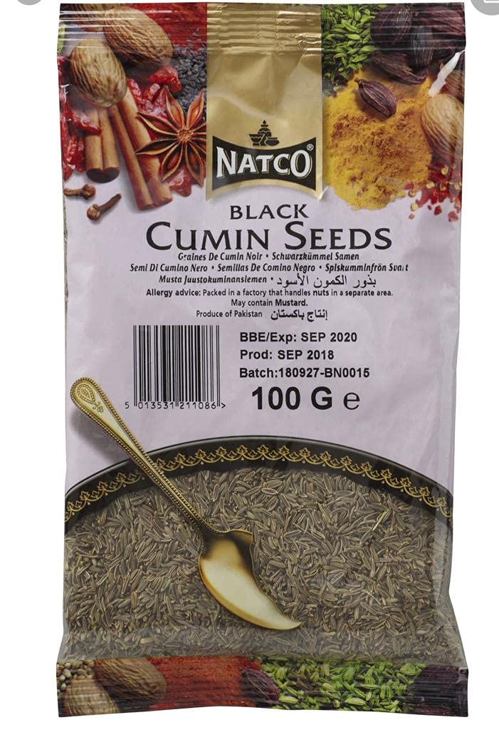 Natco Cumin Seeds Black 100G
