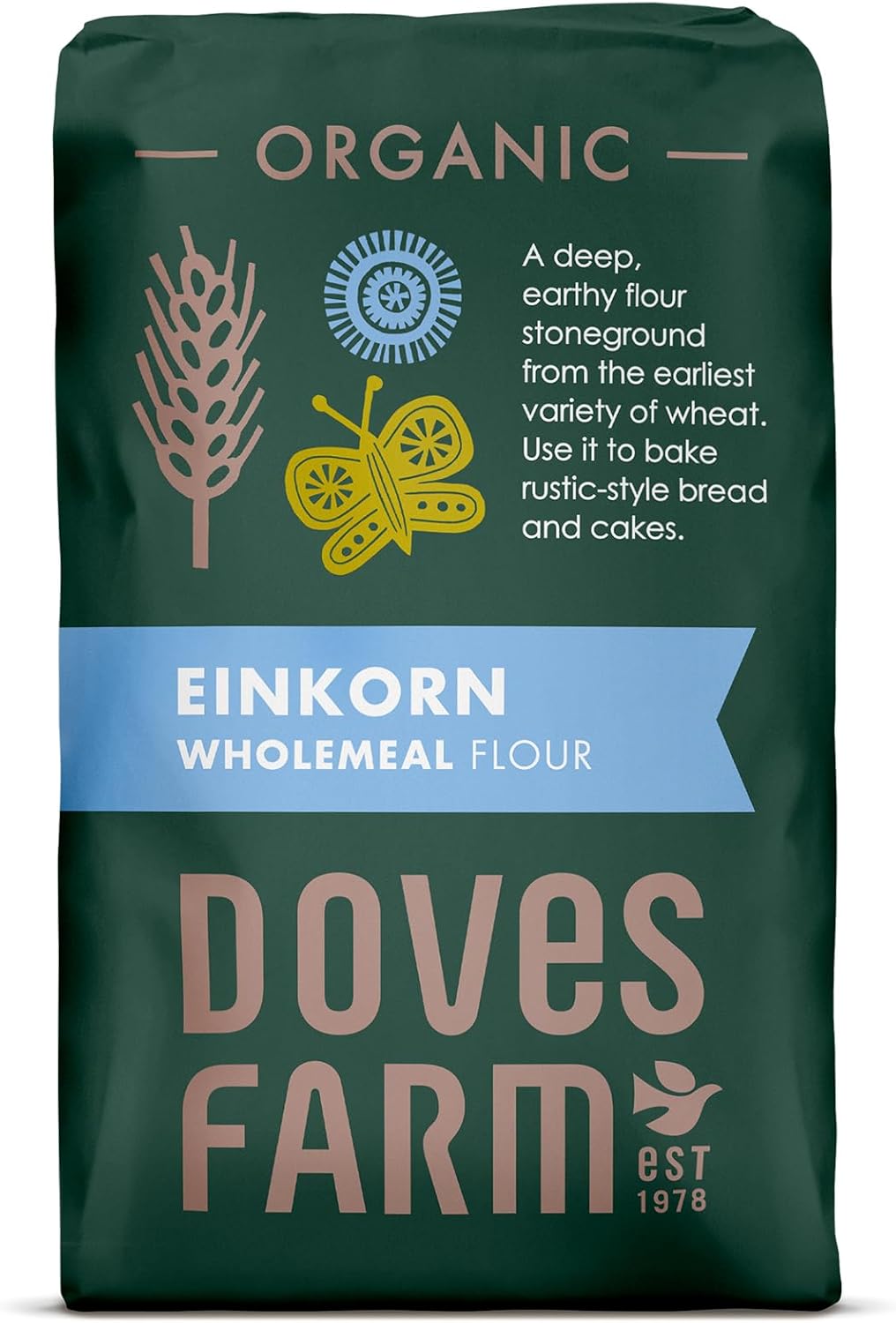 Doves Farm Organic Wholemeal Einkorn Flour 1KG