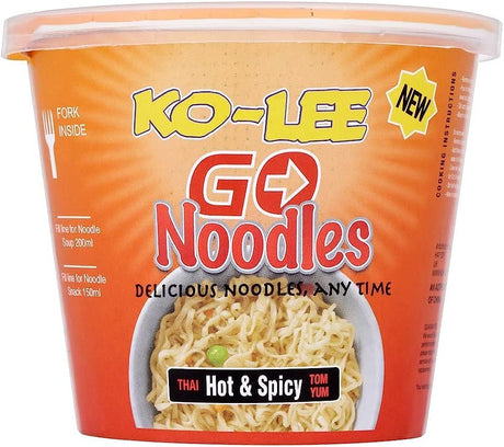 Ko-Lee Hot & Spicy Go Cup Noodles 65G (Case of 6)