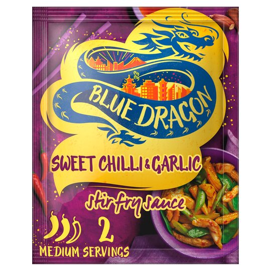 Blue Dragon Sweet Chilli & Garlic Stir Fry Sauce 120G (Case of 12)