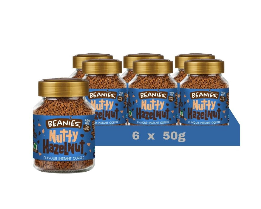 Beanies Coffee Nutty Hazelnut 50G (Case of 6)