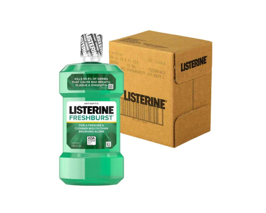 Listerine Mouthwash Fresh Burst 250ML (Case of 6)