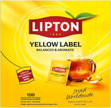 Lipton Tea Bags Yellow Label String & Tag 100s