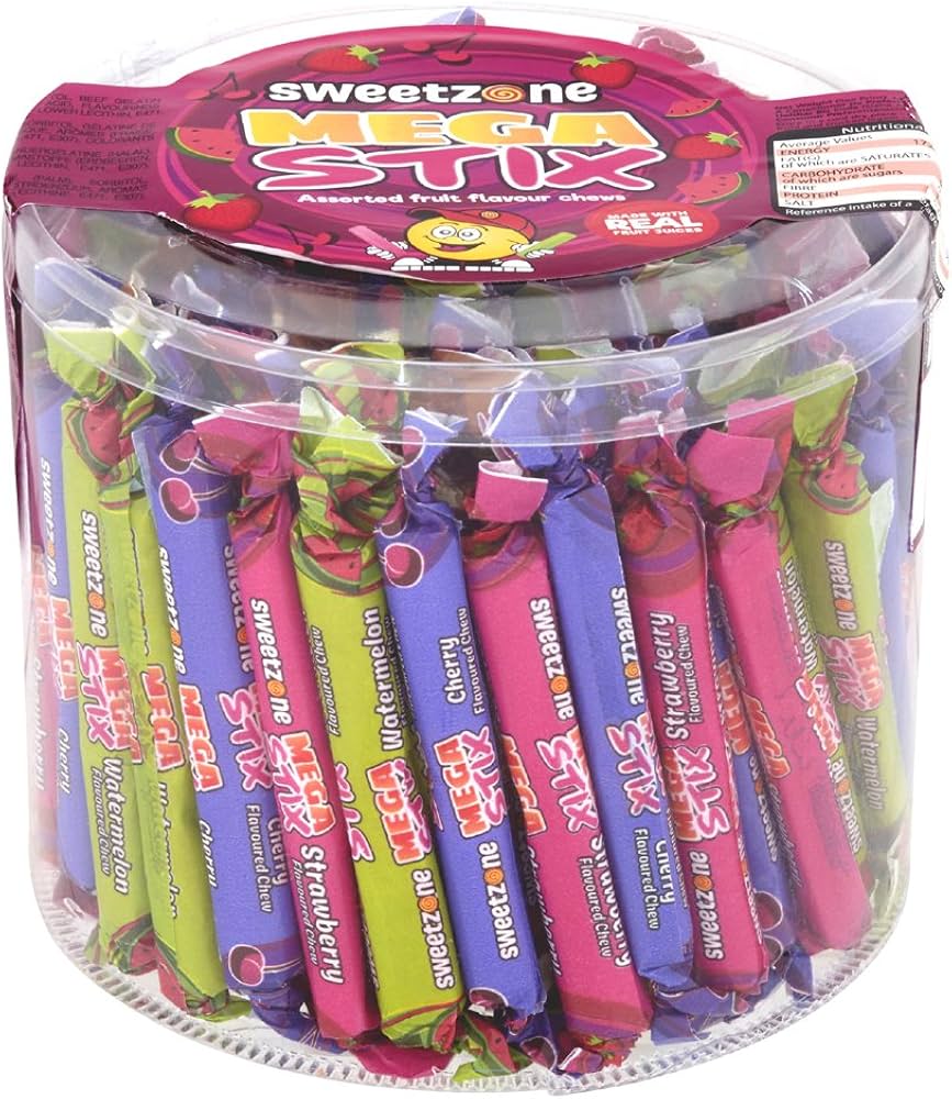 Sweetzone Mega Stix Jars 120s (900G)