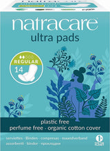 Natracare Regular Ultra Pads With Wings 14s