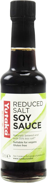Yutaka Reduced Salt Gluten Free Soy Sauce 150ML