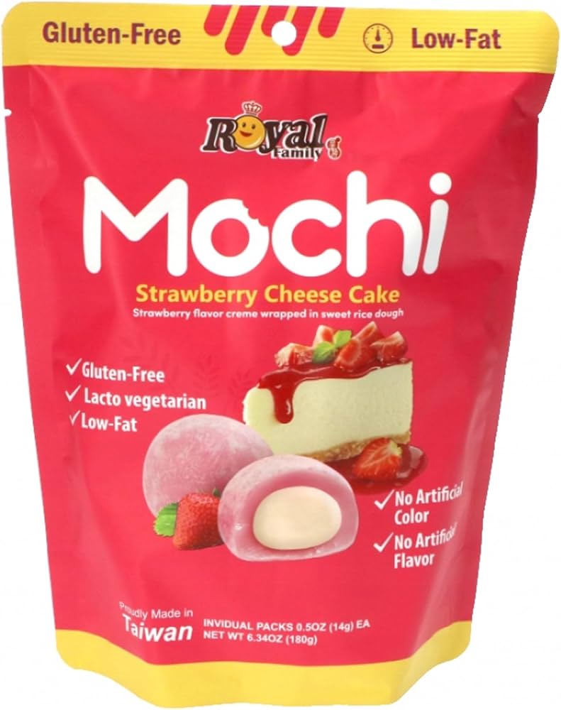 Royal Family Mochi Strawberry Cheesecake 180G