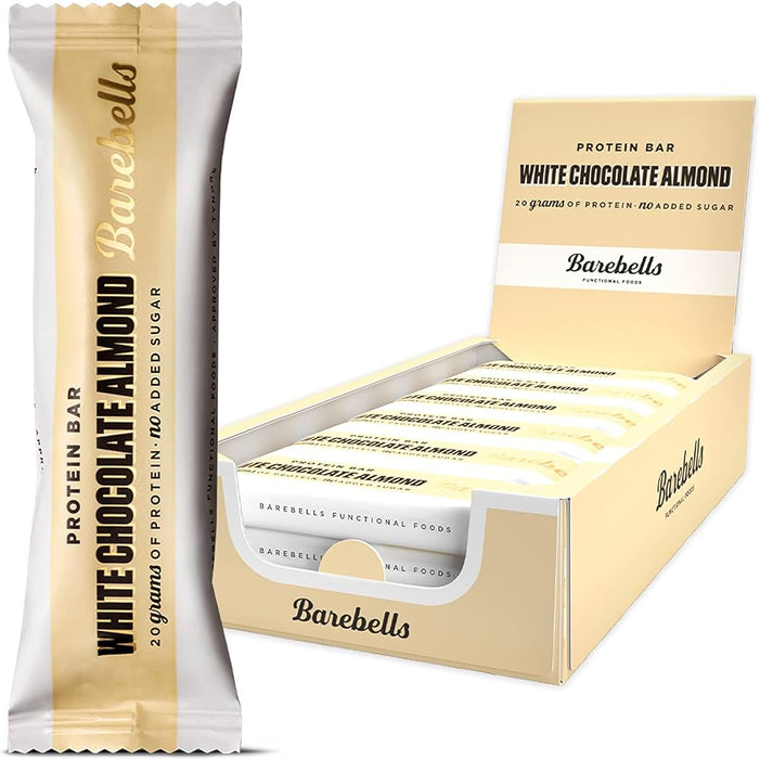 Barebells White Chocolate Almond Protein Bar 55G (Case of 12)