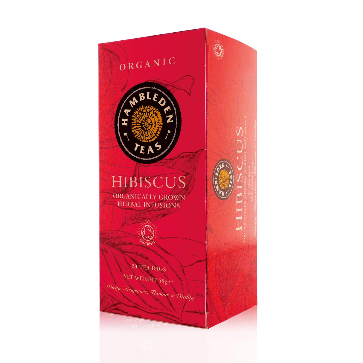 Hambleden Organic Hibiscus Tea Bags 20s