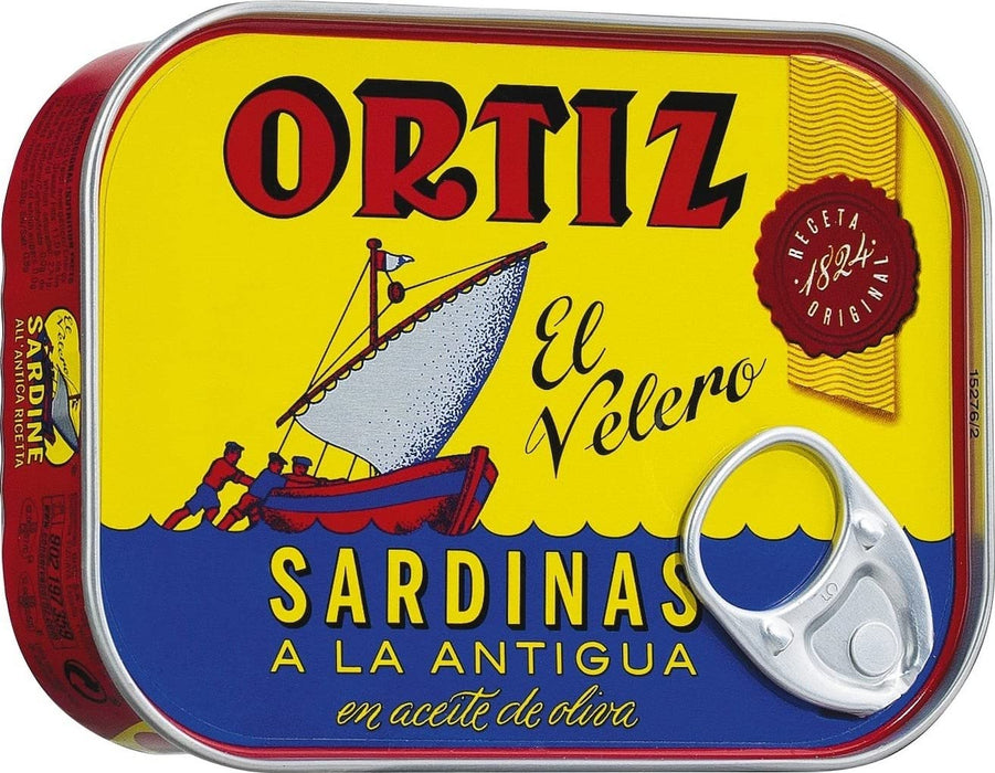 Ortiz Sardines A La Antigua In Olive Oil Tin 140G