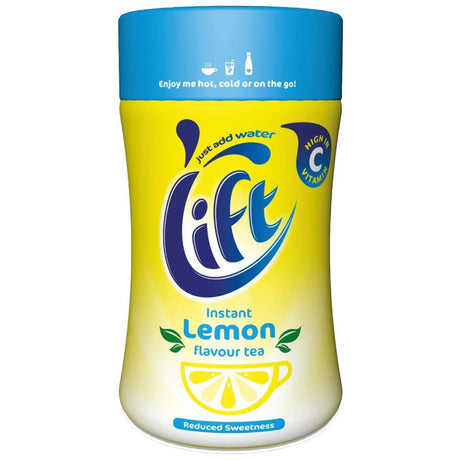 Lift Instant Lemon Flavour Tea Reduced Sweetness 165G (Case of 6)