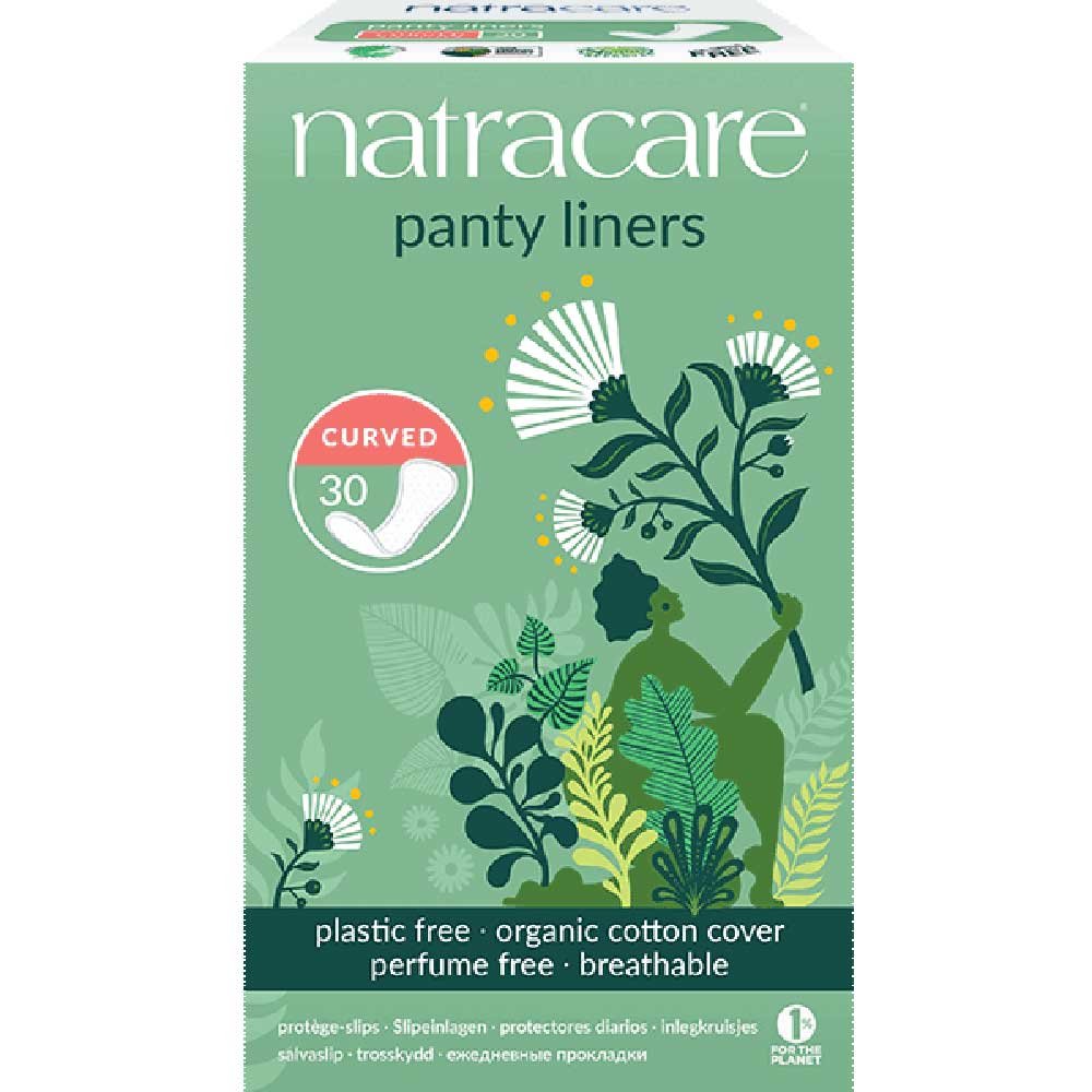 Natracare Curved Panty Liners 30s (Case of 16)