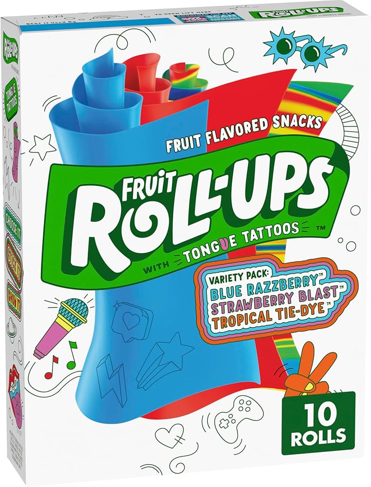 Betty Crocker Fruit Roll-Ups Variety Pack 5oz (141g)