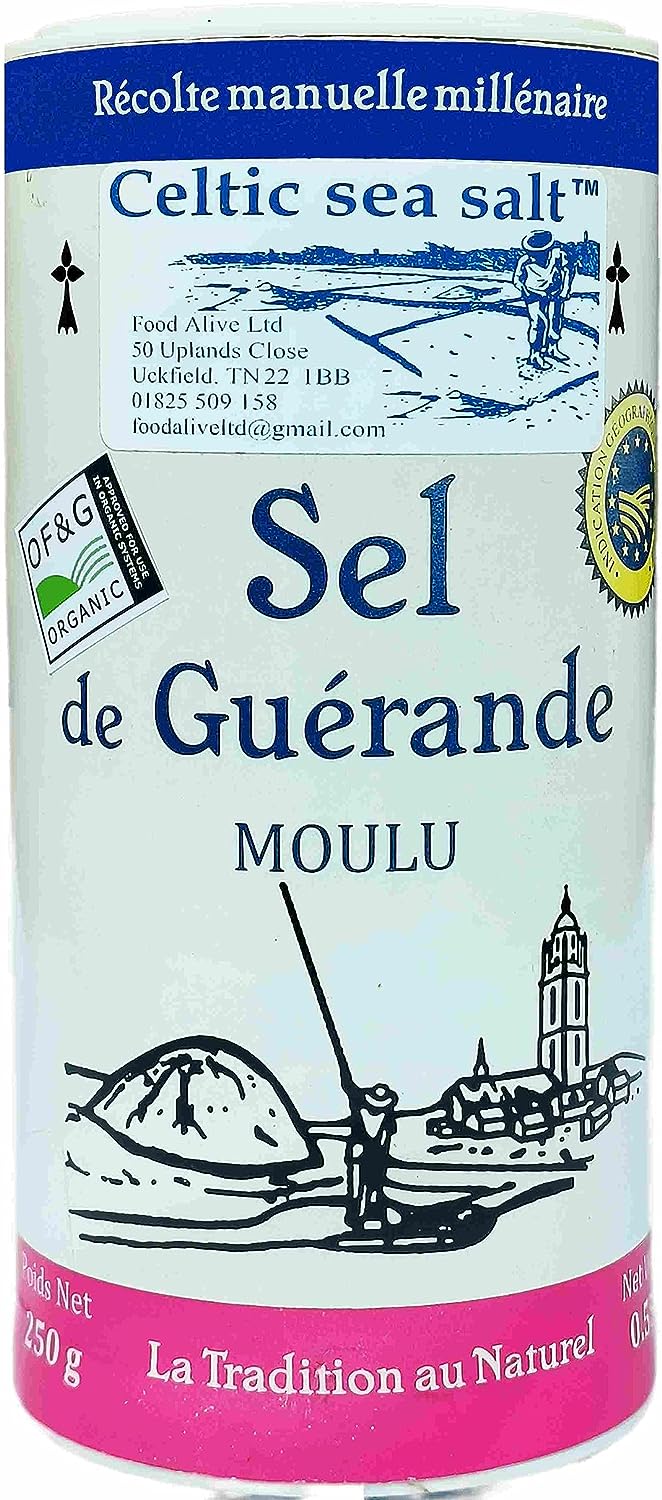 Celtic Sea Salt/Sel De Guerande Organic Shaker 250G