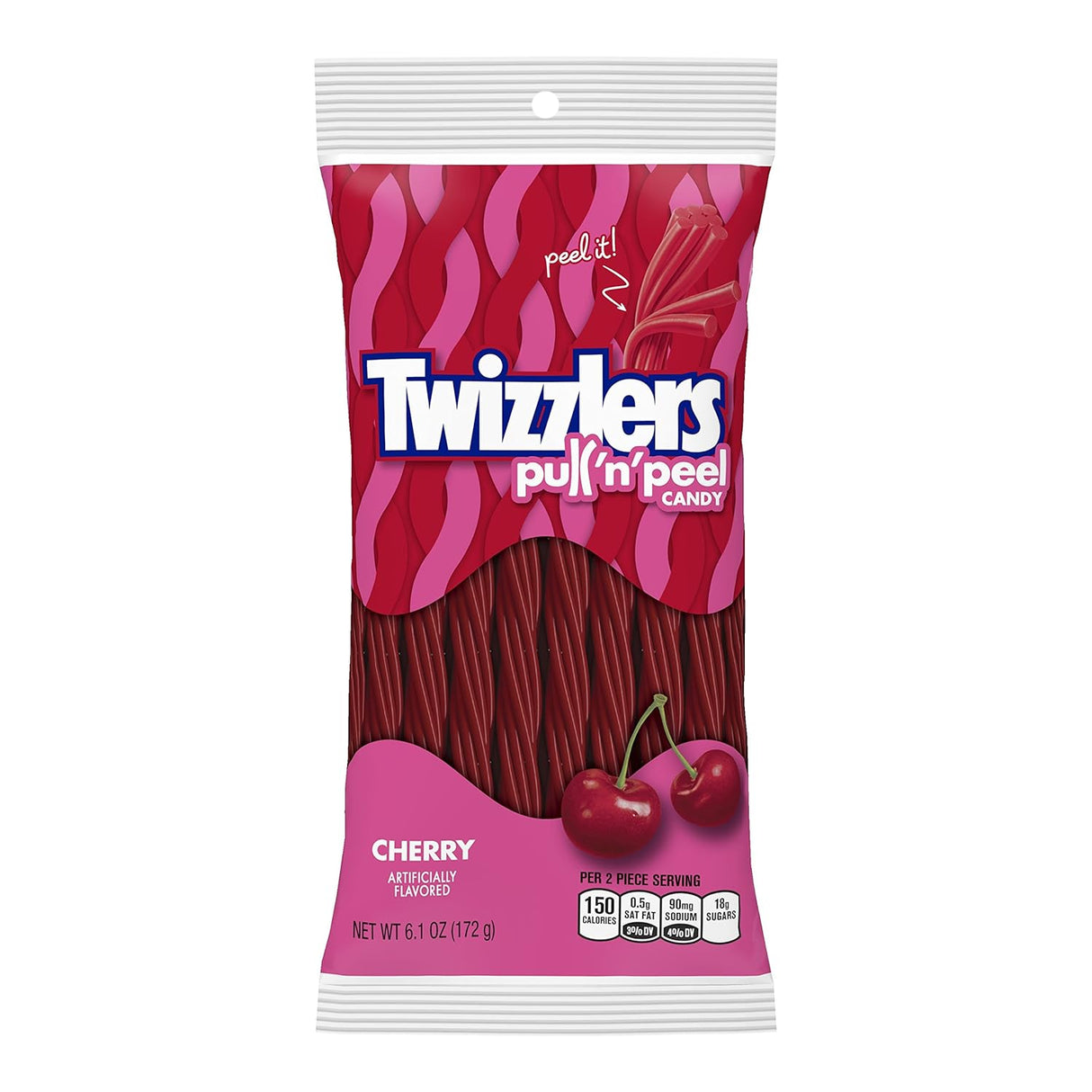Twizzlers Cherry Pull 'N' Peel Bag 6.1oz