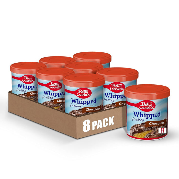Betty Crocker Whipped Chocolate Frosting 340G (12oz) (Case of 8)