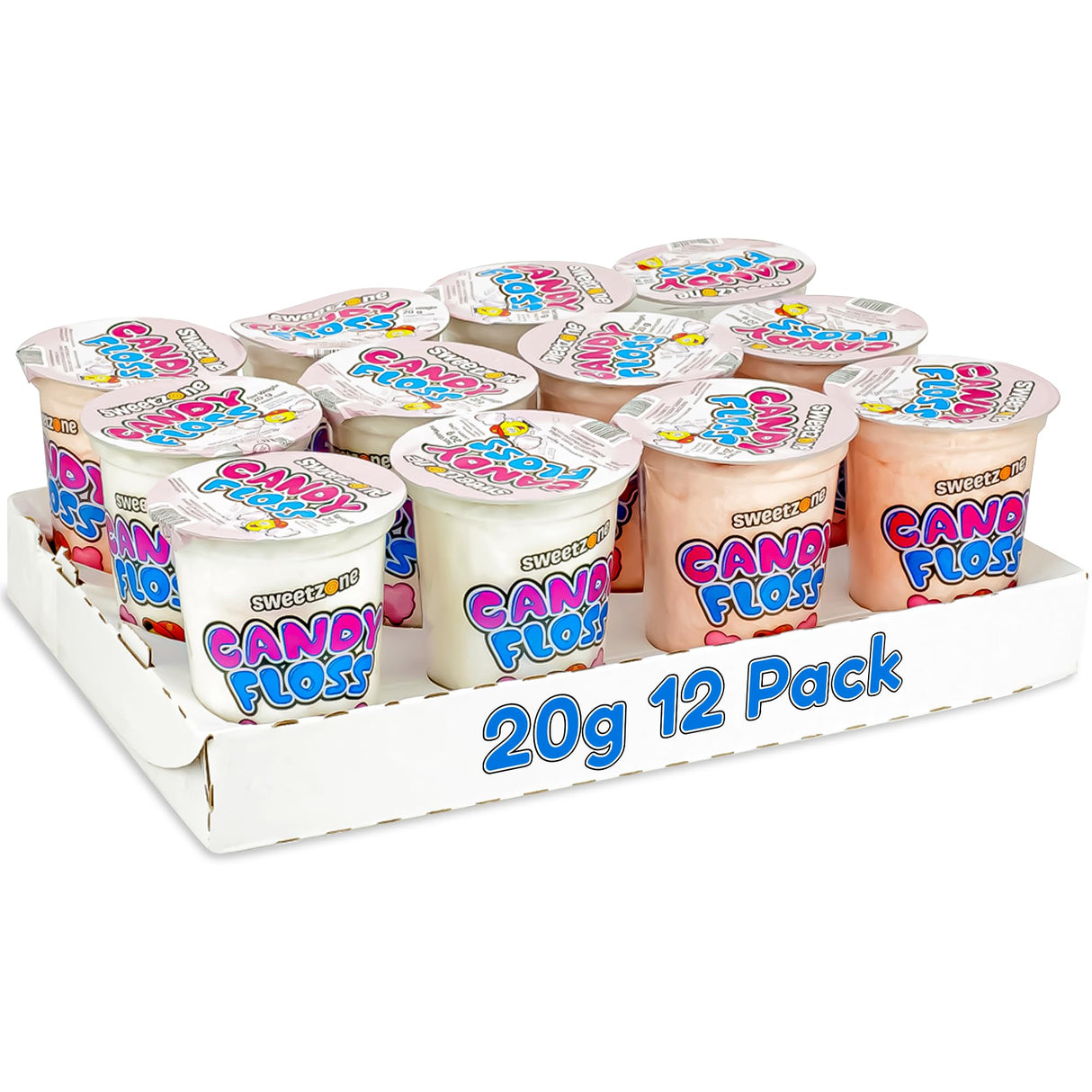 Sweetzone Candy Floss 20G (12 Pots)