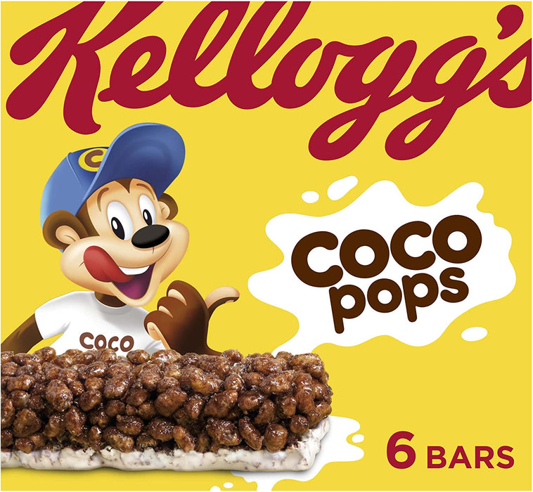 Kellogg's Coco Pops Snack Bar 6x20G (Case of 14)