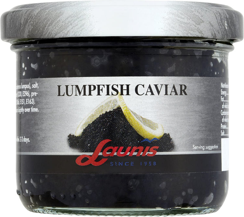 Lykkeberg Launis Black Lumpfish Caviar 100G (Case of 8)