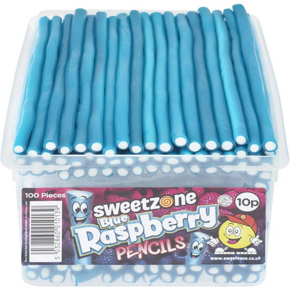 Sweetzone Blue Raspberry Pencils 1.1KG