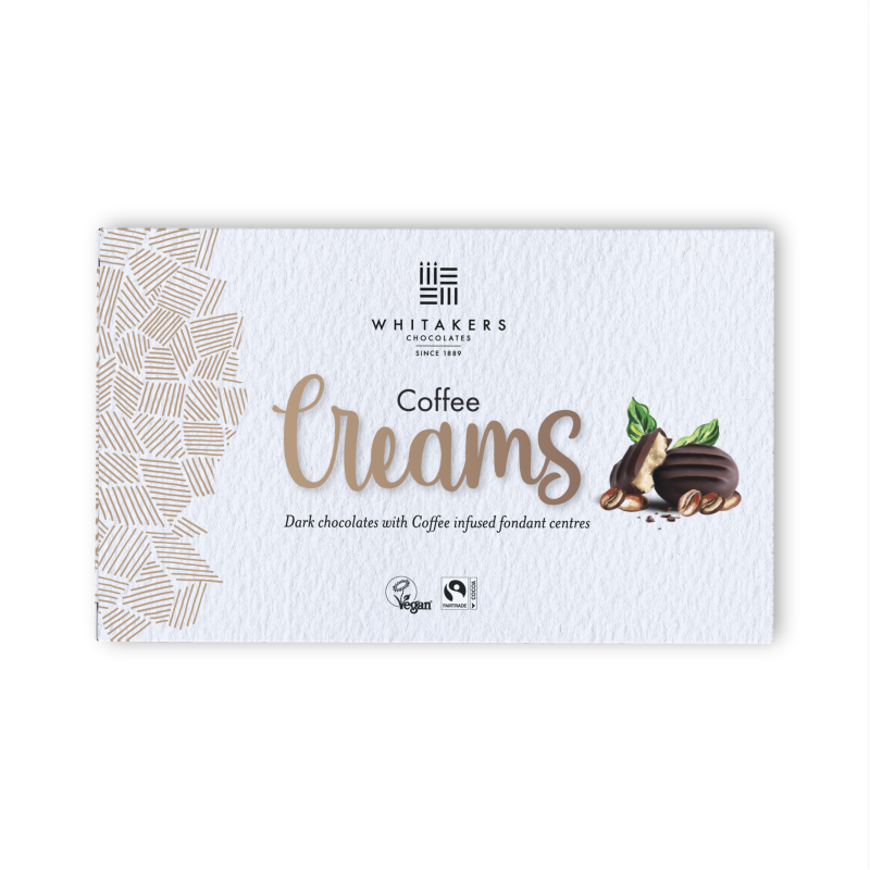 Whitakers Dark Chocolate Coffee Fondant Creams 150G