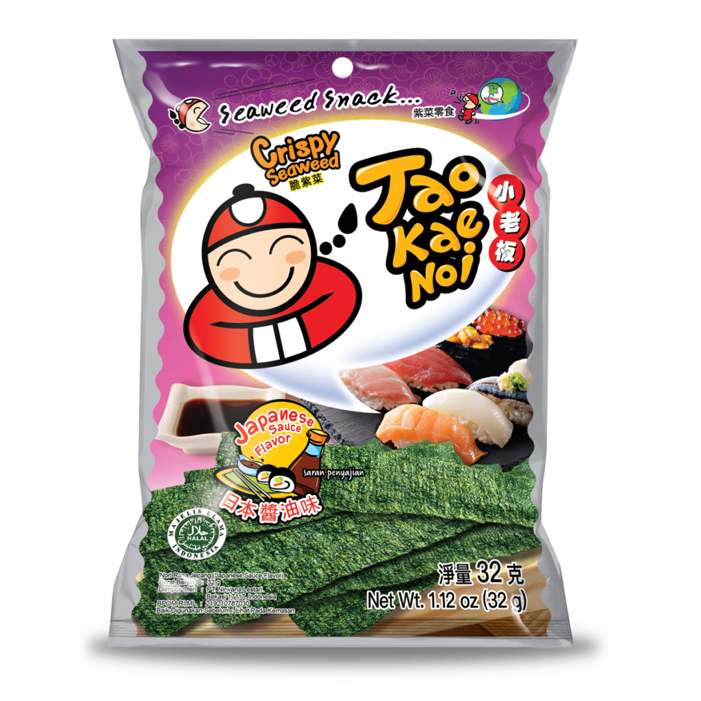 Tao Kae Noi Crispy Seaweed (Japanese Sauce) 32g