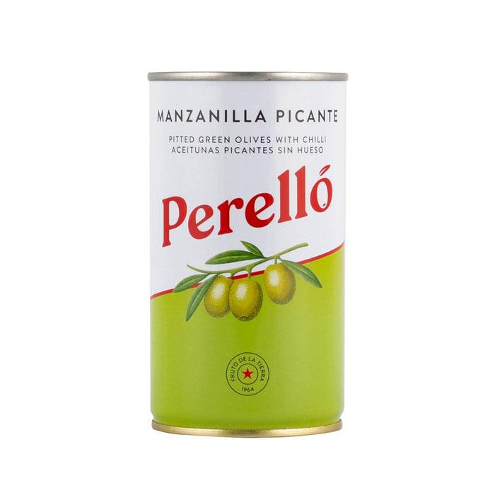 Perello Manzanilla Pitted Olives 150G (Case of 15)