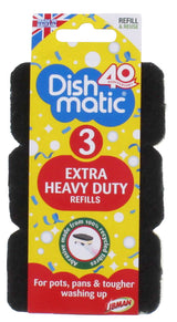 Dishmatic Extra Heavy Duty Refills 3 Pack