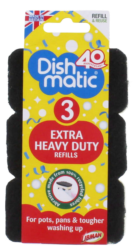 Dishmatic Extra Heavy Duty Refills 3 Pack