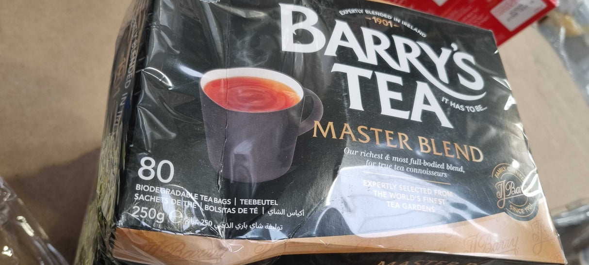 Barrys Master Blend Teabags 80S (250G) **Damaged - Packaging**