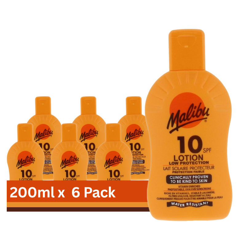 Malibu SPF 10 Lotion 200ML (Case of 6)