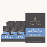 Taylors of Harrogate Lapsang Souchong 20 Teabags (Case of 6)