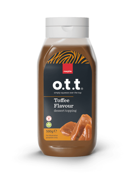 Macphie O.T.T Toffee Flavour Dessert Topping 500G - World Food Shop