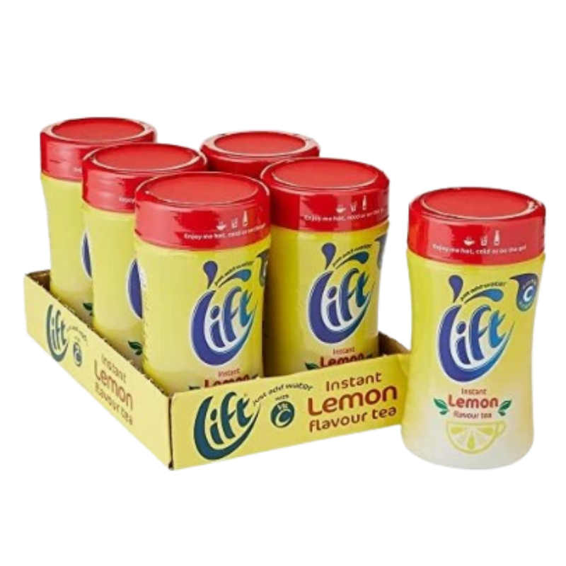 Lift Instant Lemon Flavour Tea 165G (Case of 6)