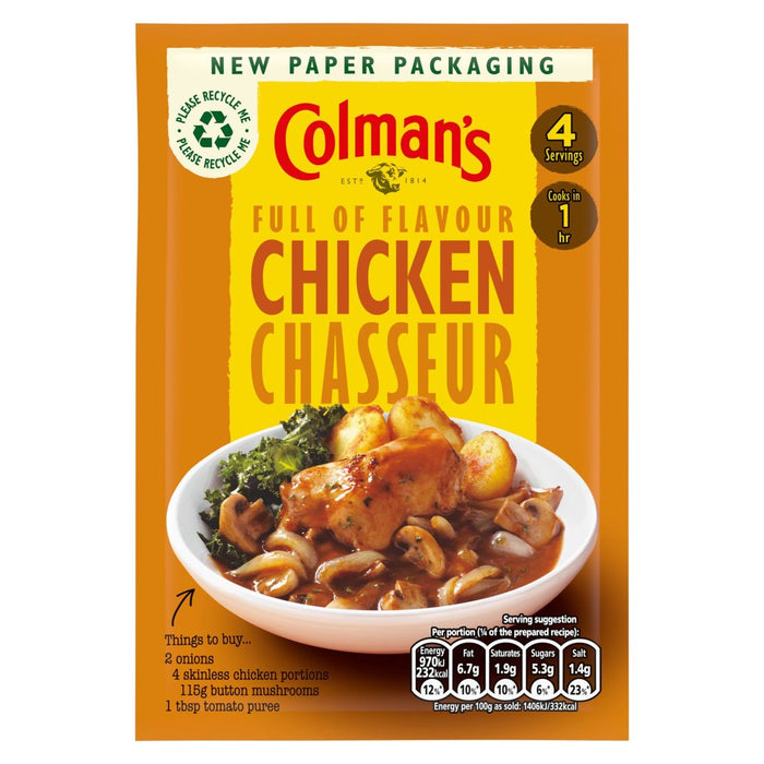 Colman's Chicken Chasseur Mix 43G