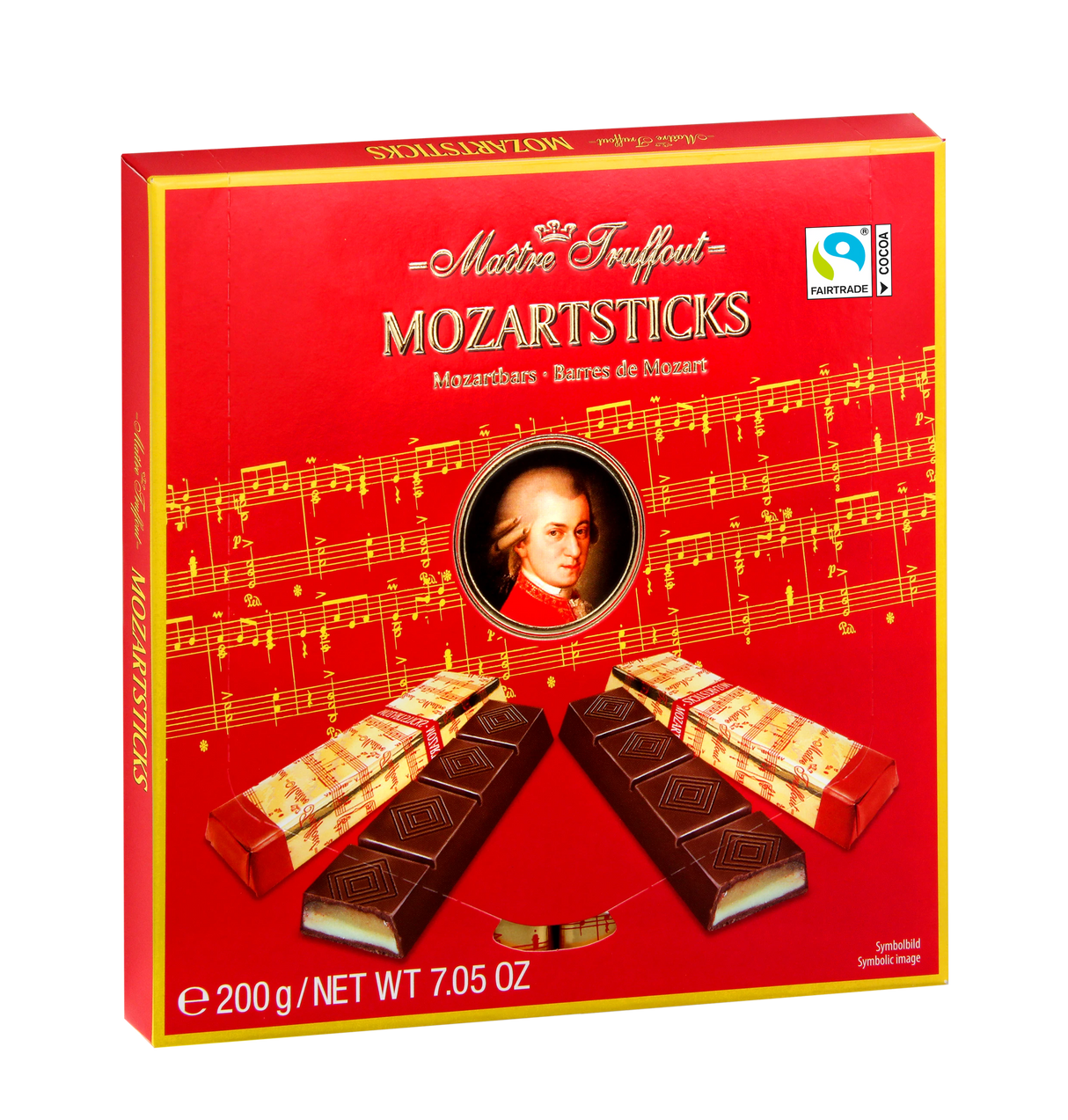Maître Truffout Mozart Bars 200G