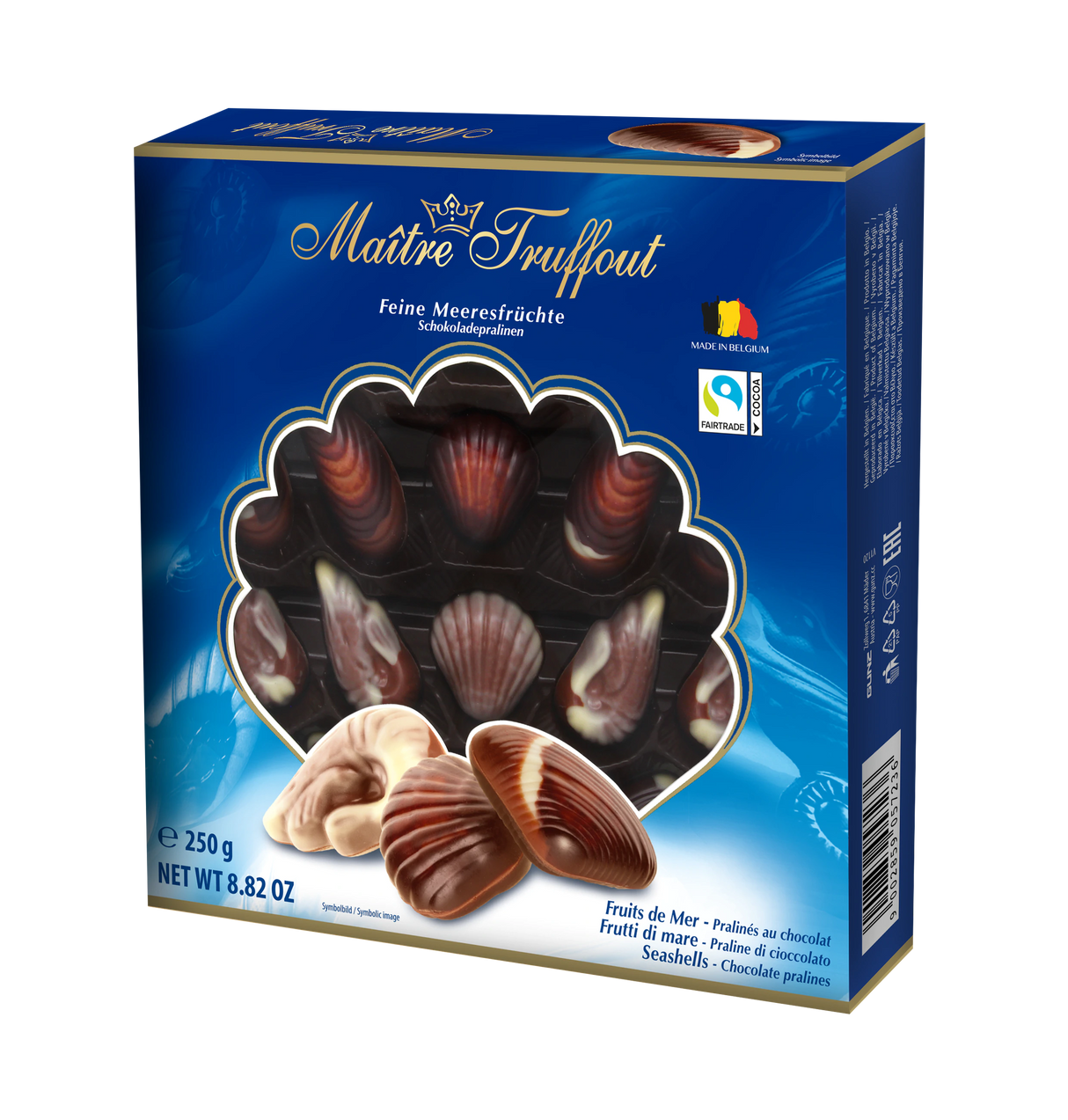 MaîTre Truffout Pralines Sea Shells Blue 250G