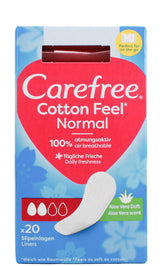 Carefree Pantyliners Cotton Aloe 20'S