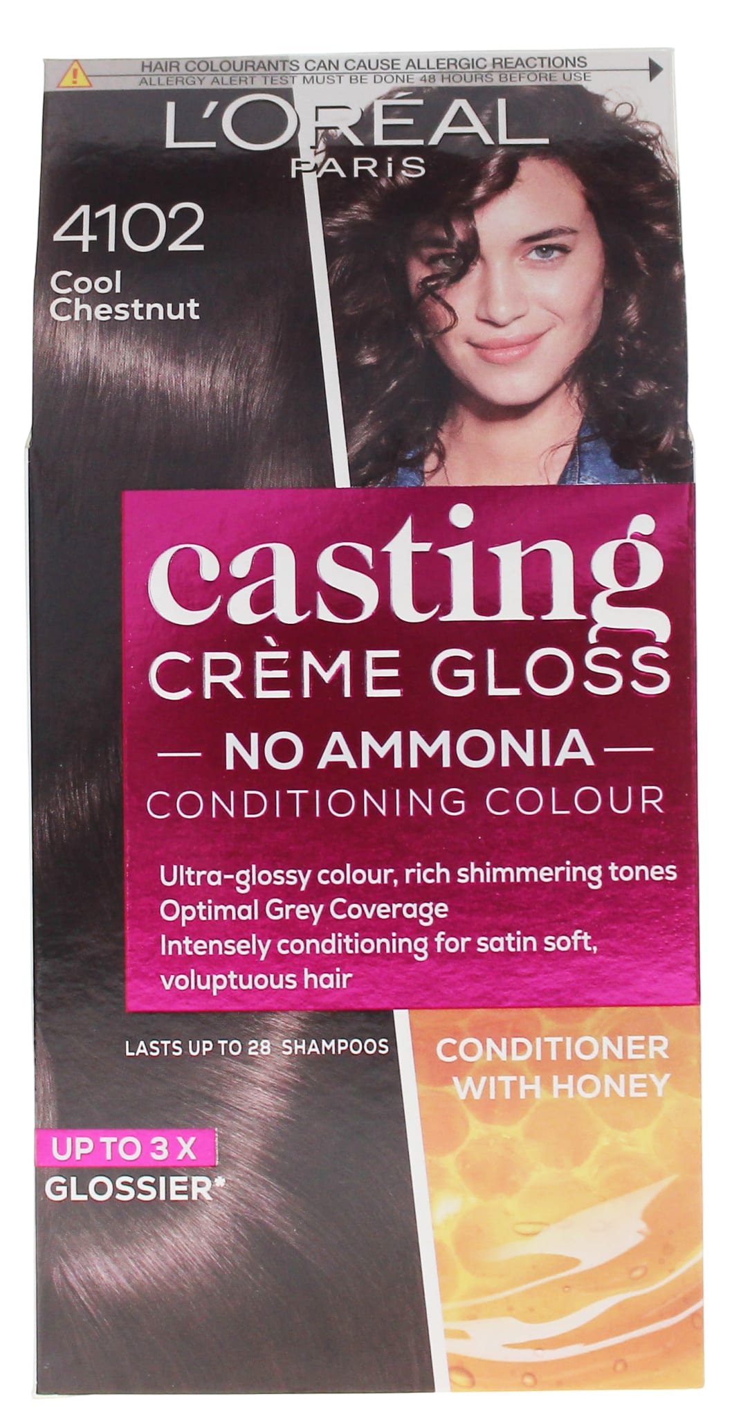 L'Oreal Paris Hair Dye 1402 Cool Chestnut (Case of 6)