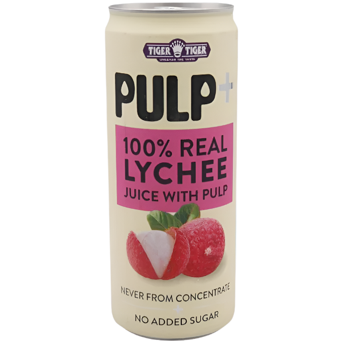 Tiger Tiger 100% Lychee with Pulp 320ML