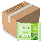 Simple Facial Cleansing Wipes Biodegradable 20s (Case of 6)