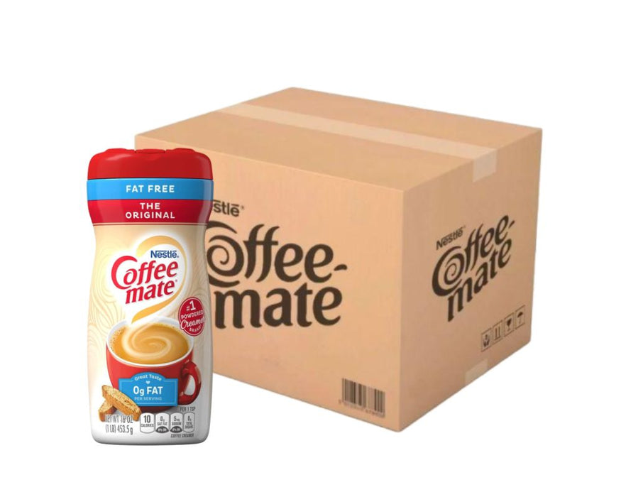 Coffee-Mate Fat Free Creamer Powder 16Oz (Case of 12)