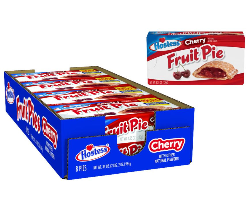Hostess Cherry Fruit Pie 4.25Oz (120G) (Case of 8)