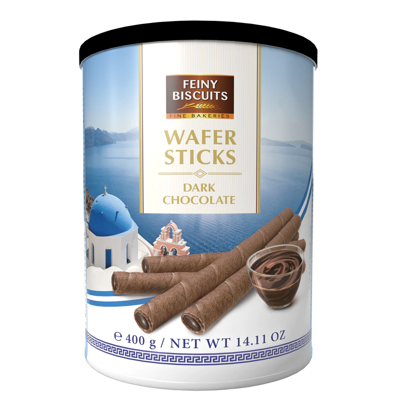 Feiny Biscuits Wafer Rolls With Dark Chocolate Cream 400G