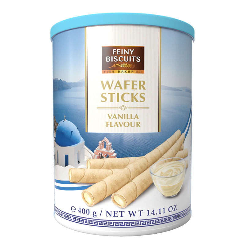 Feiny Biscuits Wafer Rolls With Vanilla Flavoured Cream 400G