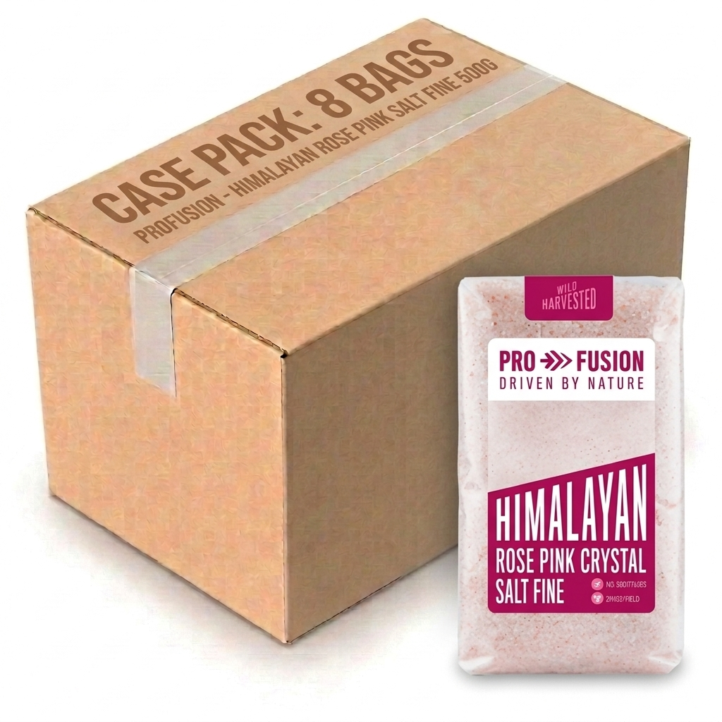 Profusion Himalayan Rose Pink Salt - Fine 500G (Case of 8)