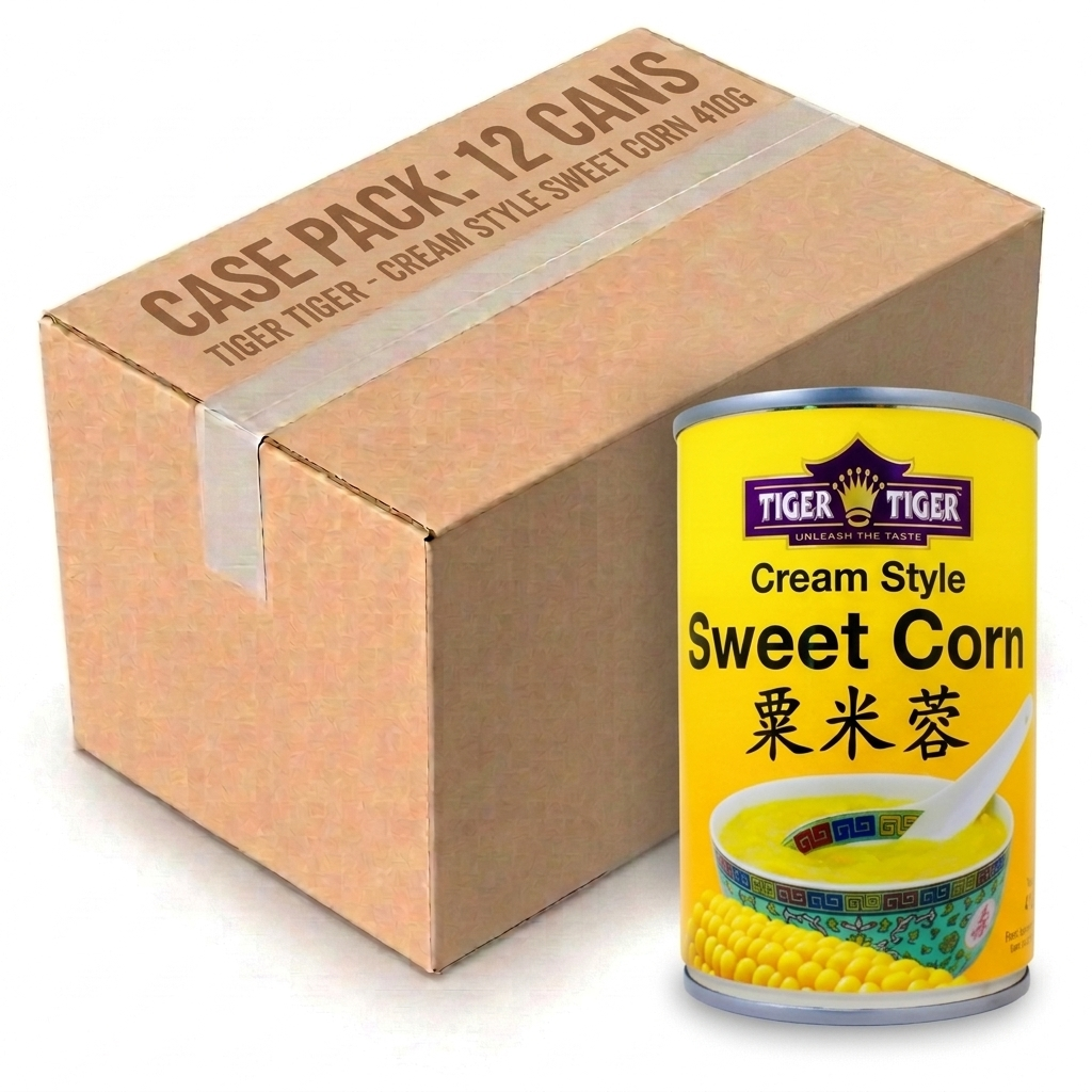 Tiger Tiger Cream Style Sweet Corn 410G (Case of 12)